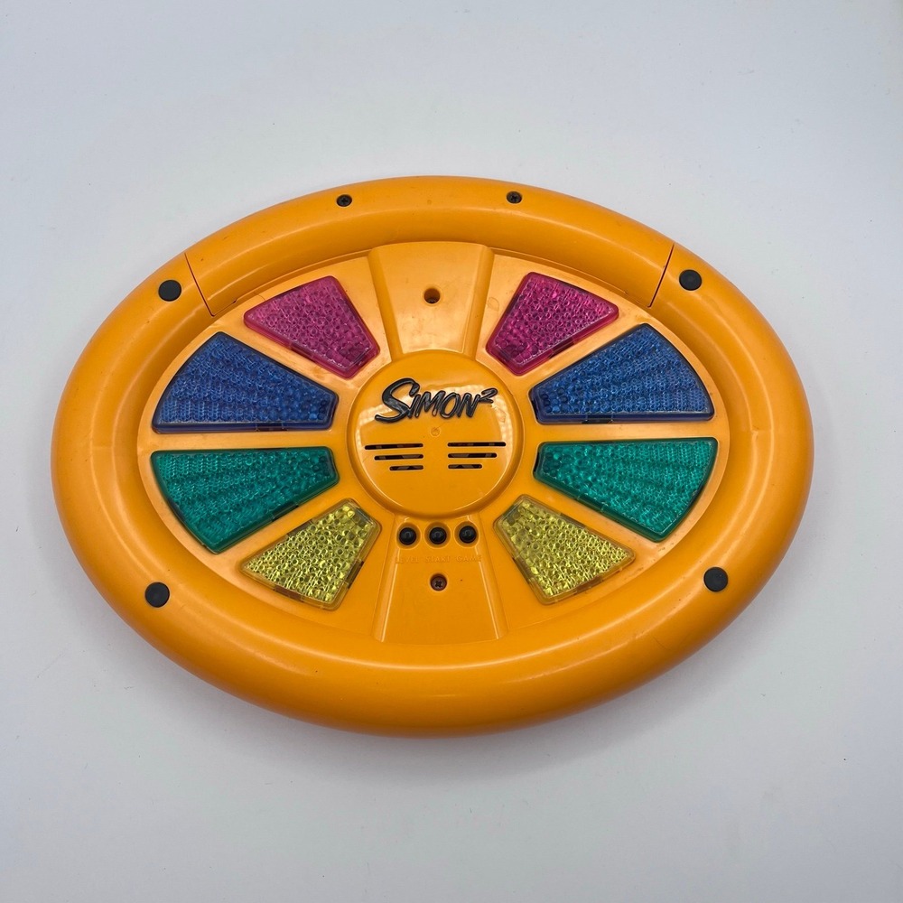 Hasbro Simon² Electronic‎ Memory Game 2000 Vintage Tested Works Classic Toy